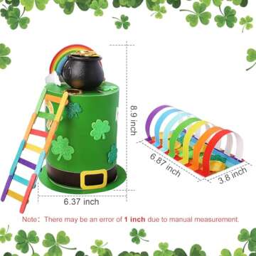 OFIHIDO Leprechaun Trap Kit for Kids Craft Activity