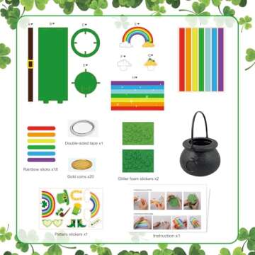 OFIHIDO Leprechaun Trap Kit for Kids Craft Activity