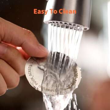 MHW-3BOMBER 58.5mm Espresso Puck Screen with Round Hole Espresso Filter 0.8mm Thickness Stainless Steel Coffee Reusable Filter for Bottomless Portafilter Filter Basket FG5590-OS