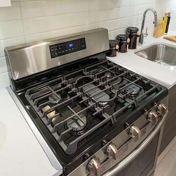 Stainless Steel Stove Gap Covers - Heat Resistant & Perfect Fit - 2 pcs