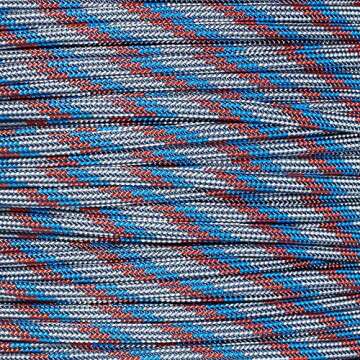 Paracord Planet 550 Paracord – Length of 100 Feet – Variety of Patriotic Colors