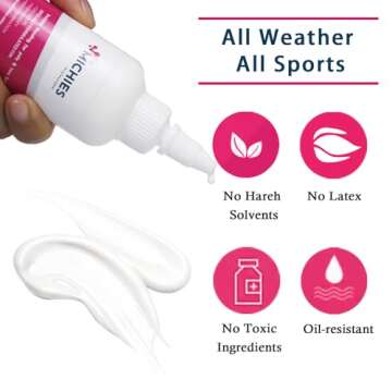 Wig Glue Lace Glue, Invisible Wig Bonding Glue, Strong Hold Hair Glue, Wig Glue for Front Lace Wig Easy to Apply Fast Drying Waterproof Latex Free Perspiration Resistant(3.4 OZ 100ML)