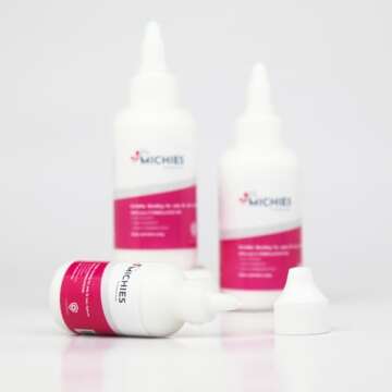 Wig Glue Lace Glue, Invisible Wig Bonding Glue, Strong Hold Hair Glue, Wig Glue for Front Lace Wig Easy to Apply Fast Drying Waterproof Latex Free Perspiration Resistant(3.4 OZ 100ML)