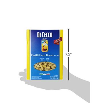 De Cecco Fusilli Corti Bucati Pasta for Delicious Meals