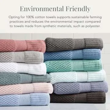Luxurious NY Loft Cotton Bath Towels Set 4 Pack