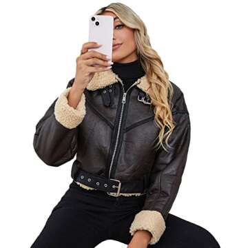 Stylish LY VAREY LIN Faux Lamb Fur Jacket for Winter