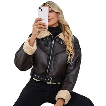 Stylish LY VAREY LIN Faux Lamb Fur Jacket for Winter