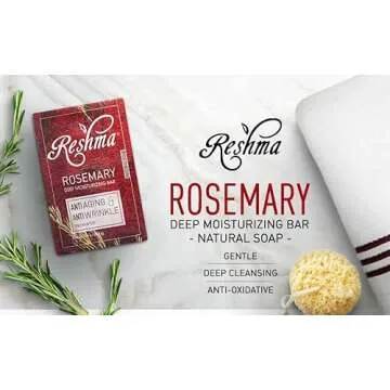 Rich Lather Rosemary Soap for Clear Smooth Skin