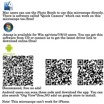 Jiusion 40 to 1000x Portable USB Digital Microscope