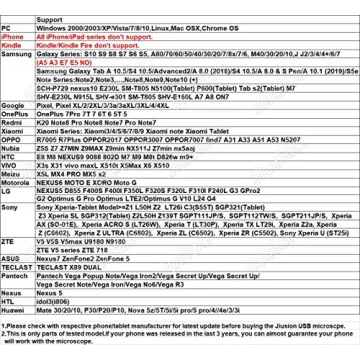 Jiusion 40 to 1000x Portable USB Digital Microscope