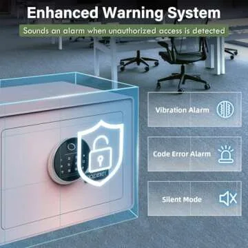 Goldenkey Digital Security Safe and Lock Box,Small Safe box for Money, Keypad Lock,Perfect for Home Office Hotel Business Jewelry Gun Use Storage, 0.8Cu.Ft./ Pink