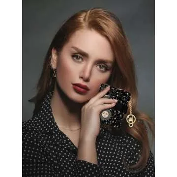 Jogjam Sun and Moon Rfid Women Wallet, Small Slim Thin Credit Card Wallet, PU Leather Bifold Cash Zi...