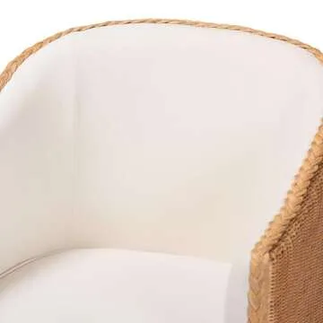 bali & pari Tessa Bohemian Light Honey Rattan Arm Chair