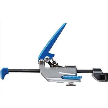 Auto-Lock T Track Clamp – Adjustable Clamps for Woodworking w/Set Screw - T Tracks Woodworking Cla...