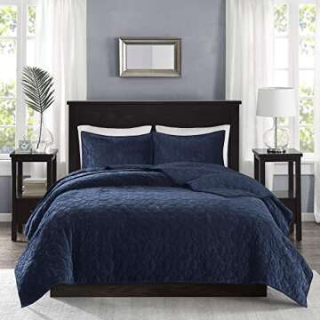 Madison Park Velvet Quilt Set - Stylish and Cozy All Season