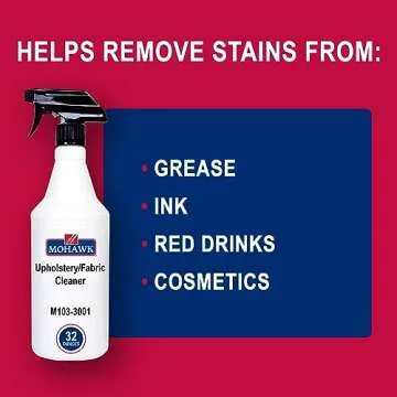 Mohawk Finishing Products Upholstery/Fabric Cleaner, 32-oz Bottle, M103-3001