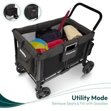 WONDERFOLD W4 Stroller Wagon - Versatile 4 Seater Design