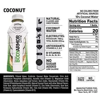 BODYARMOR Lyte Variety Pack of 4 Flavors for Optimal Hydration