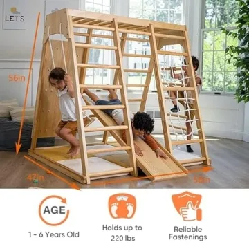 Avenlur Magnolia 6-in-1 Indoor Jungle Gym Playground
