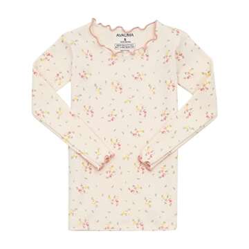 AVAUMA Baby Boys Girls Pajama Set 6M-7T Kids Cute Toddler Snug fit Flower Pattern Design Pjs Cotton ...