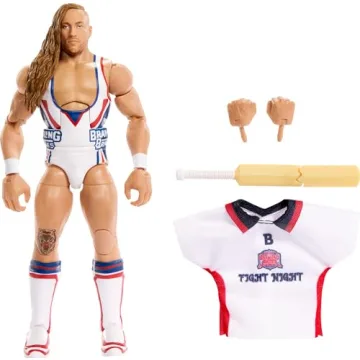 Mattel WWE Elite Action Figure & Accessories, Series #110 Butch 6-inch Collectible with 25 Articulat...
