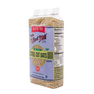 Bob's Red Mill Gluten Free Organic Steel Cut Oats - Wholesome, Nutritious Breakfast