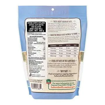 Bob's Red Mill Gluten Free Organic Steel Cut Oats