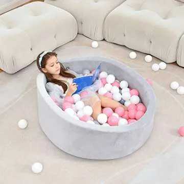 Zinvoda Foam Ball Pit - Perfect Playpen for Kids