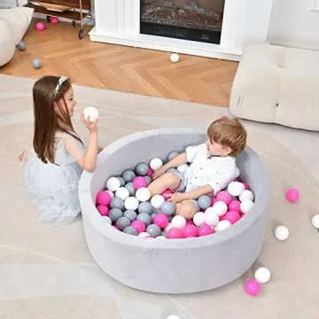Zinvoda Foam Ball Pit - Perfect Playpen for Kids