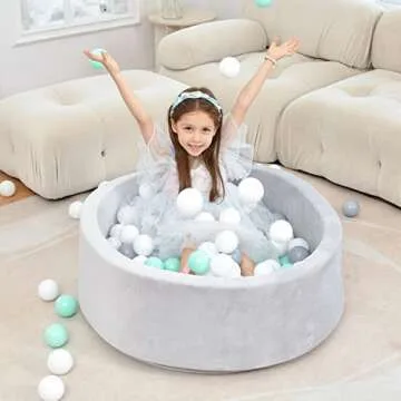 Zinvoda Foam Ball Pit - Perfect Playpen for Kids