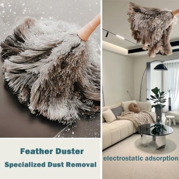 Ostrich Feather Duster for Gentle and Effective Cleaning