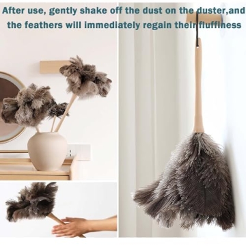 Ostrich Feather Duster for Gentle and Effective Cleaning
