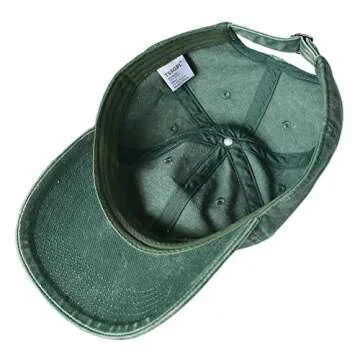 Vintage Cotton Washed Baseball Caps for Men Women