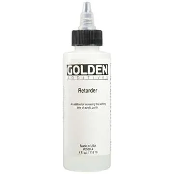 Retarder by GOLDEN, 4 fl oz. / 118 ml bottle, Professional Acrylic Fluid Mediums and Additives