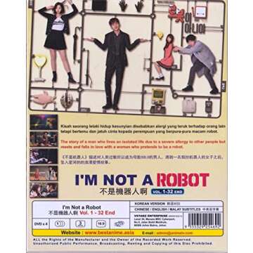 I'm Not a Robot K-Drama 4 DVD Set with Excellent English Subtitles