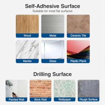 Paper Towel Holder - Self-Adhesive or Drilling, Gold, Wall Mounted, SUS304 Stainless Steel Kitchen Roll Dispenser Under Cabinet