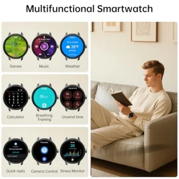 Smart Watch with AI Voice and 100+ Sports Modes