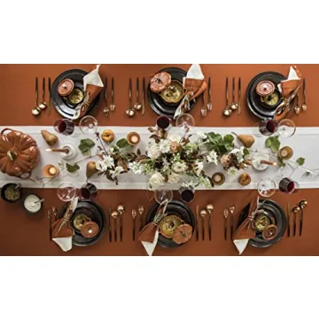 Elegant Solino Home Pure Linen Napkins Set of 4