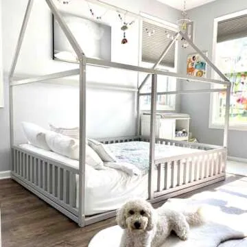 Montessori Floor Bed for Toddlers - House Bed Frame
