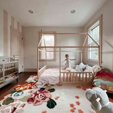 Montessori Floor Bed for Toddlers - House Bed Frame