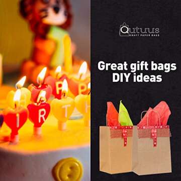 Qutuus Kraft Paper Gift Bags - Eco-Friendly & Stylish