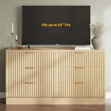 Stylish DWVO 6-Drawer Storage Dresser for Versatile Use