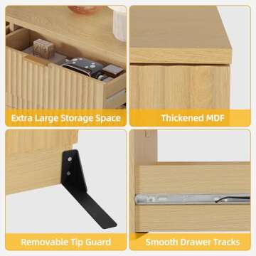 Stylish DWVO 6-Drawer Storage Dresser for Versatile Use