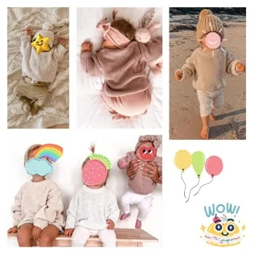 MILKI RABBIT Baby Chunky Knit Sweater Oversized Cotton Pullover