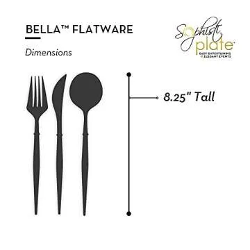 Sophistiplate Bella 36pc Cutlery Set - Elegant & Reusable