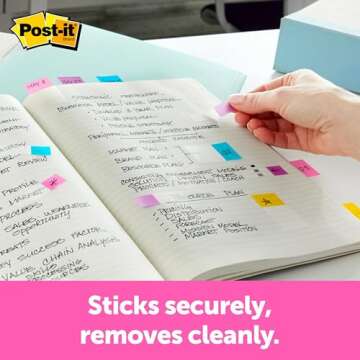 Post-it Arrow Flags, Assorted Bright Colors, .47 in Wide, 24/Dispenser, 4 Dispensers/Pack (684-ARR4)