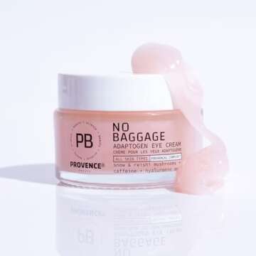 Provence Beauty No Baggage Adaptogen Eye Cream – For Fine Lines – Moisturizing Eye Cream Hydrate...