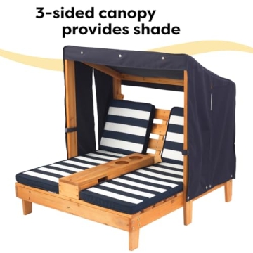 KidKraft Outdoor Double Chaise Lounge for Kids