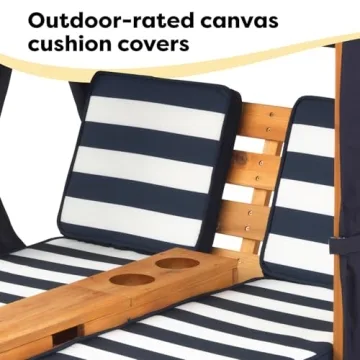 KidKraft Outdoor Double Chaise Lounge for Kids