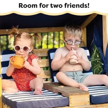 KidKraft Outdoor Double Chaise Lounge for Kids